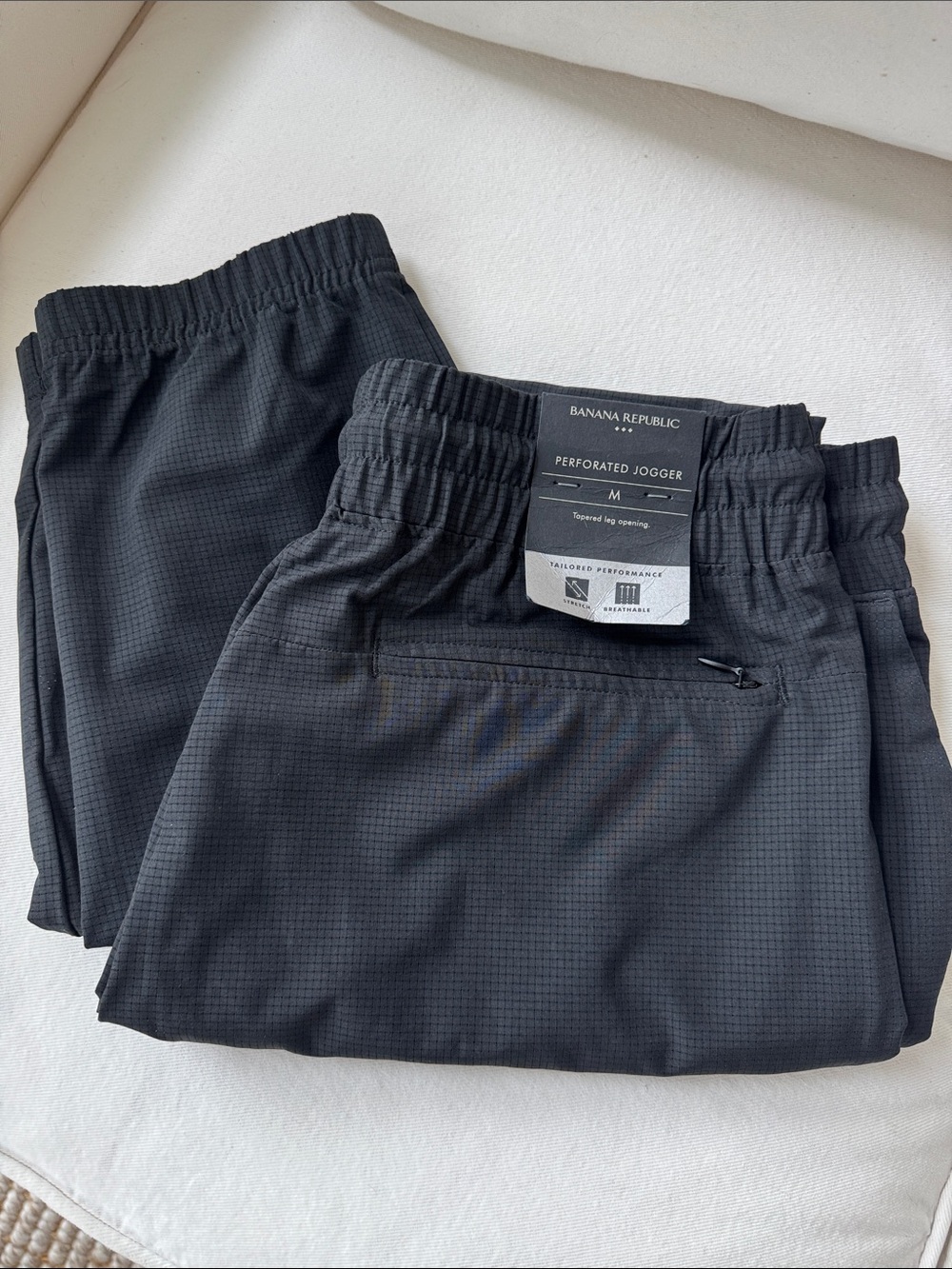 Banana Republic Men's Black Drawstring Joggers NWT